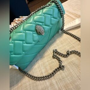 New - Kurt Geiger pale green Kensington long Shoulder/Crossbody Bag